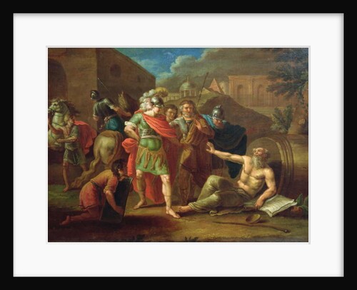 Alexander the Great visits Diogenes at Corinth, 1787 by Ivan Philippovich Tupylev