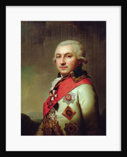 Portrait of Admiral Jose de Ribas, after 1796 by School Russian