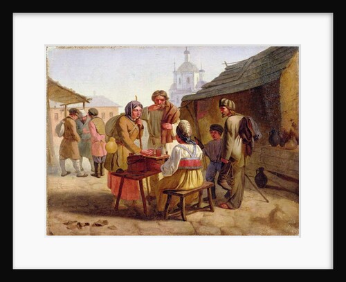 Kvas Seller, 1862 by Vasili Efimovich Kallistov