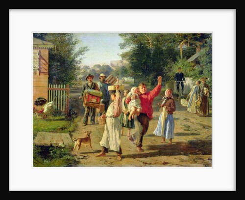 Petrushka is coming, 1888 by Aleksei Ivanovich Korzukhin