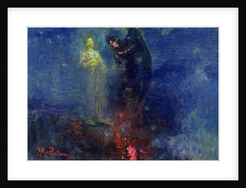 Get Thee Hence, Satan! by Ilya Efimovich Repin