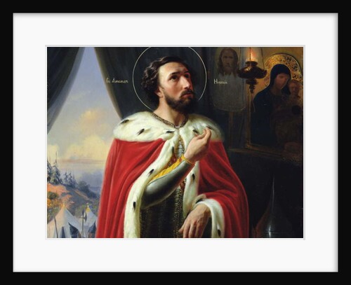 Alexander Nevsky, Duke of Novgorod, Grand Duke of Vladimir by Vasili Kuzmich Shebuev