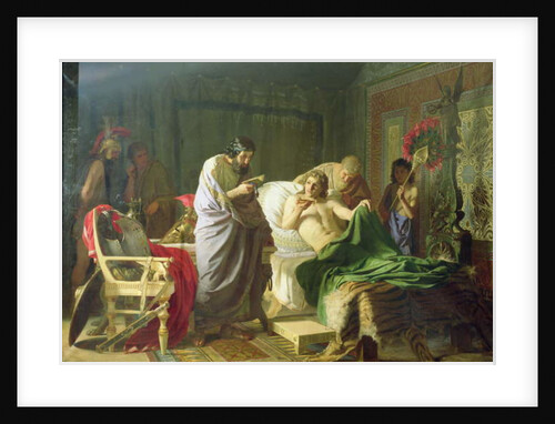 Confidence of Alexander the Great into his physician Philippos, 1870 by Hendrik (after) Siemiradzki
