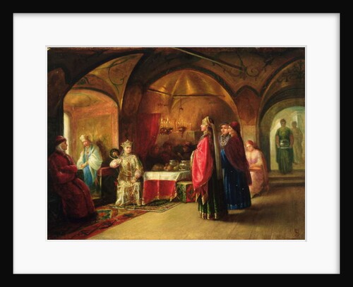 Tsarevna's House by Mikhail Petrovich Klodt