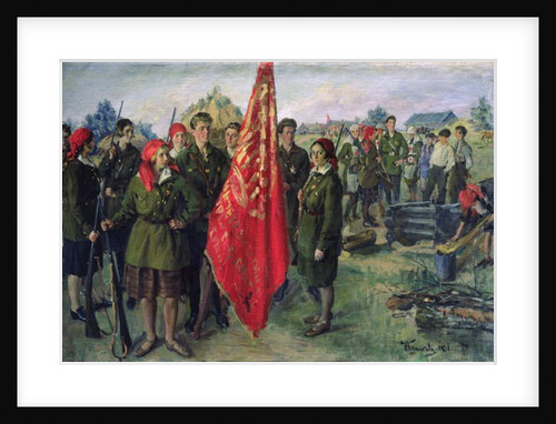 Militarised Komsomol, 1930 by Ivan Semyonovich Kulikov