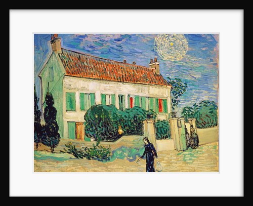 White House at Night, 1890 by Vincent van Gogh