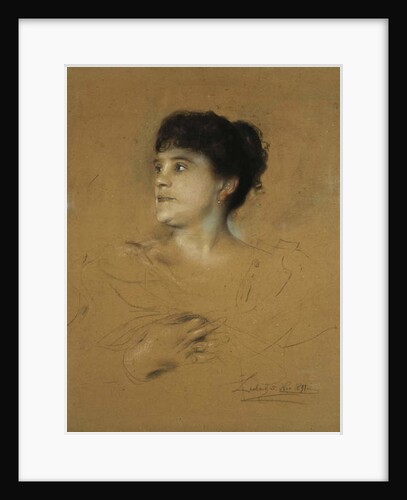 Portrait of Marcella Sembrich, 1891 by Franz Seraph von Lenbach