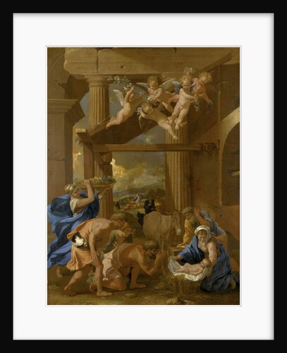 The Adoration of the Shepherds, c.1633 by Nicolas Poussin