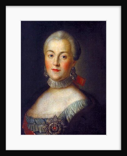 Portrait of Grand Duchess Catherine Alekseevna, future Empress Catherine II the Great, c.1760 by Alexei Petrovich Antropov