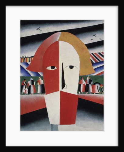 Head of a Peasant, c.1930 by Kazimir Severinovich Malevich