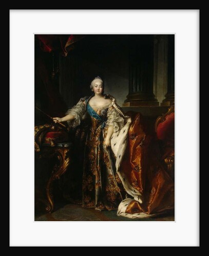 Portrait of Empress Elizabeth, 1758 by Louis M. Tocque