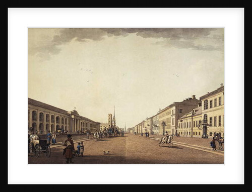 Nevsky Prospekt, 1799 by Benjamin Patersson