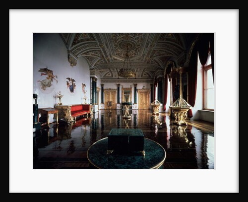 The Malachite Room, Winter Palace by Anonymous