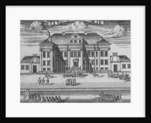 St. Petersburg. View of the Winter Palace of Peter I, 1716 by Alexei Fyodorovich Zubov