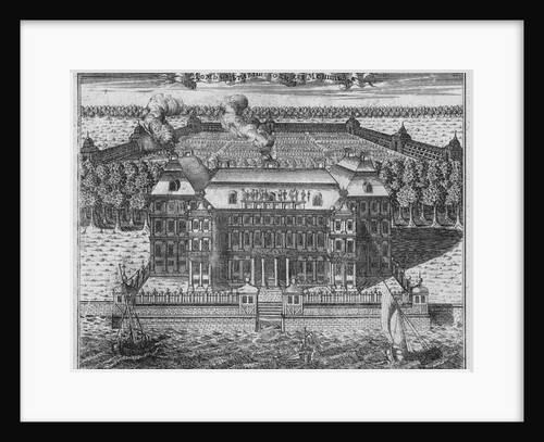 View of Menshikov's Palace on Vasilievsky Island, 1717 by Alexei Fyodorovich Zubov