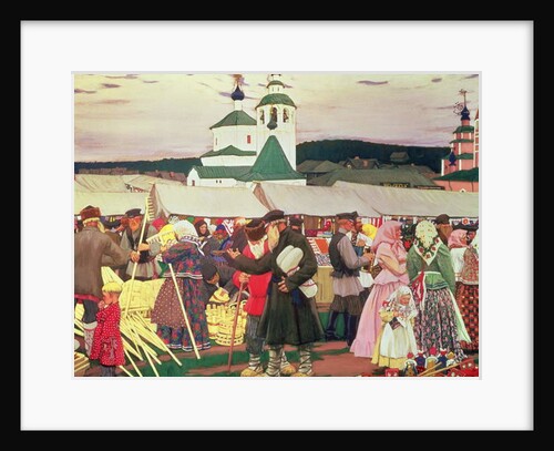 The Fair, 1906 by Boris Mikhailovich Kustodiev