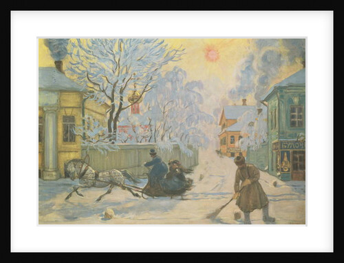 Frosty Morning by Boris Mikhailovich Kustodiev