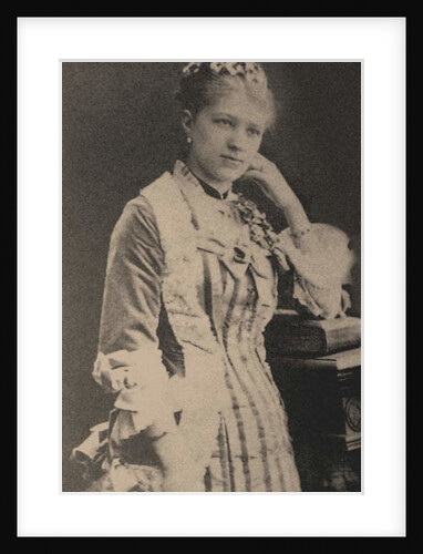 Polina Karpakova, the first Odette-Odile, c.1875 by Russian Photographer