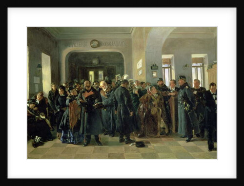 The Collapse of a Bank, 1881 by Vladimir Egorovic Makovsky