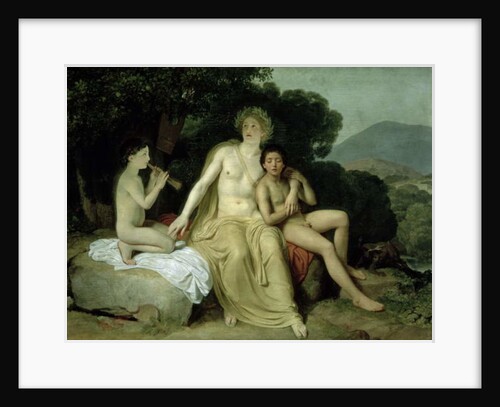 Apollo with Hyacinthus and Cyparissus Singing and Playing, 1831-34 by Aleksandr Andreevich Ivanov
