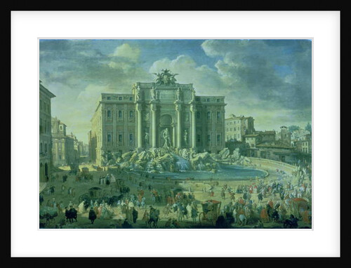 The Trevi Fountain in Rome, 1753-56 by Giovanni Paolo Pannini or Panini