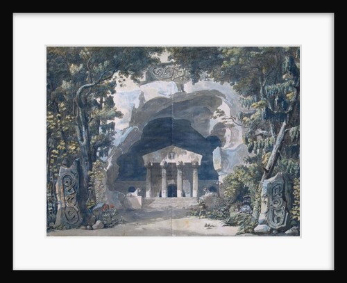 Scenery Sketch for the Opera 'Frigga', 1787 by Louis Jean Desprez