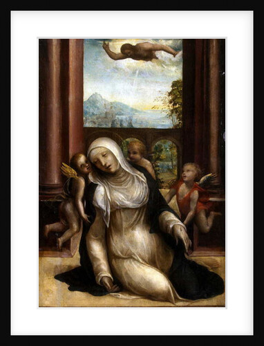 Stigmatisation and Faint of St. Catherine of Siena by G.A.Bazzi Sodoma