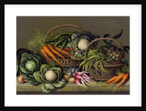 Basket of Vegetables and Radishes, 1995 by Amelia Kleiser