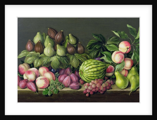 Figs, melon and gooseberries, 1998 by Amelia Kleiser