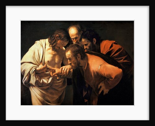 The Incredulity of St. Thomas, 1602-03 by Michelangelo Merisi da Caravaggio