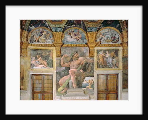 Olympia seduced by Jupiter, Polyphemus guarding Acis and Galatea, Pasiphae entering the cow constructed by Daedalus by Giulio Romano
