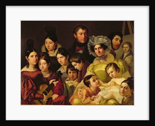 The Malatesta Family, 1835 by Adeodato Malatesta or Malatesti