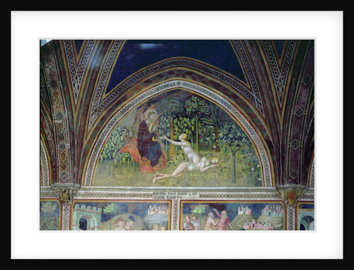 The Creation of Eve, 1356-67 by also Manfredi de Battilori Bartolo di Fredi