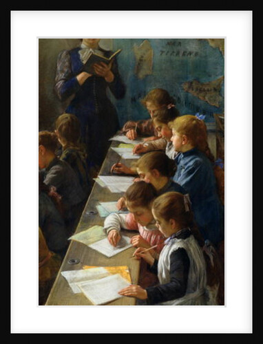 The Dictation Lesson, 1891 by Demetrio Cosola