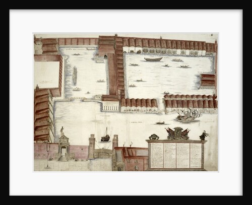 Plan of the Arsenale, Venice by Antonio Natale