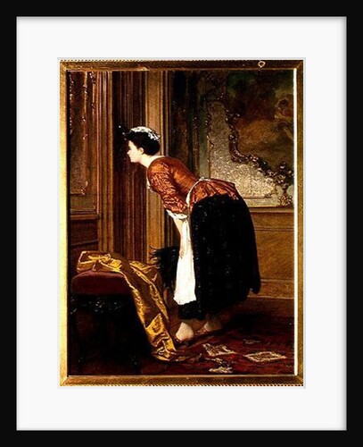 The Curious Maid by Wilhelm Amberg