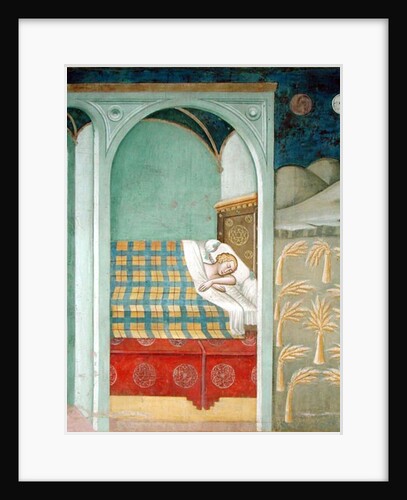 The Dream of Joseph, 1356-67 by also Manfredi de Battilori Bartolo di Fredi