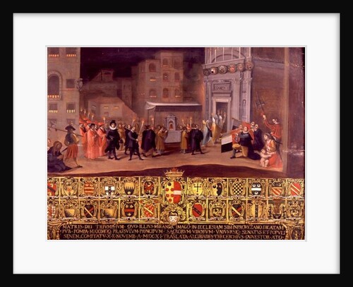 The Translation of the Remains of the Madonna of Provenzano, 1610 by Italian School