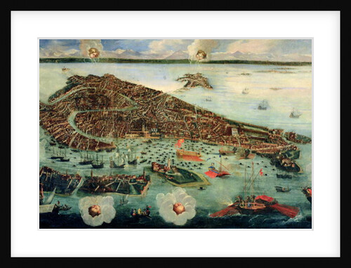 Bird's Eye View of Venice by Joseph the younger Heintz
