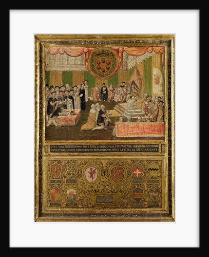 Ratification of the League against the Turks, 1570-71 by Italian School