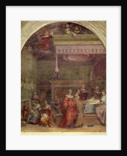 The Birth of the Virgin, 1514 by Andrea del Sarto