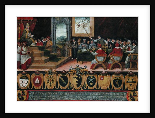 Discussion of the Reform of the Calendar under Pope Gregory XIII replaced by the Gregorian Calendar, Rome, 15 October 1582 by Italian School