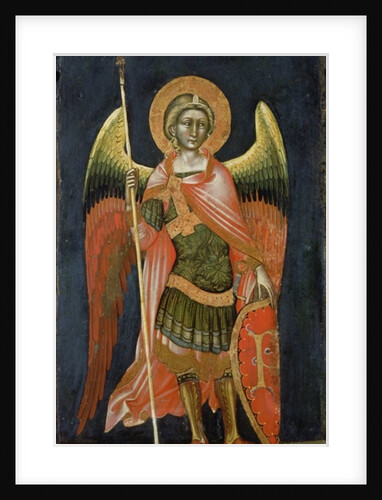 Warrior angel, 1348-54 by Ridolfo di Arpo Guariento