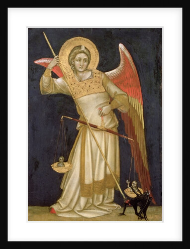 Angel Weighing a Soul, 1348-54 by Ridolfo di Arpo Guariento