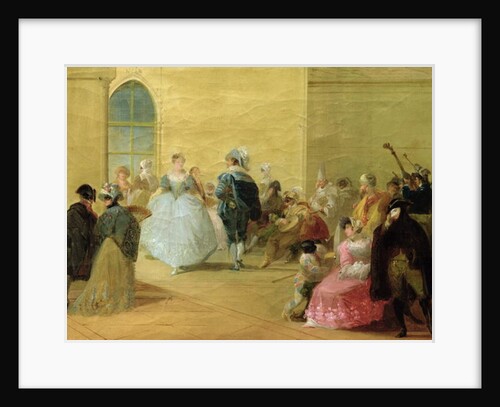 The Masked Ball by Giuseppe Bernardino Bison