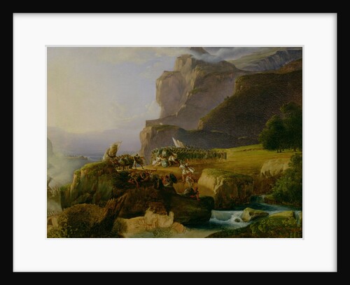 Battle of Thermopylae in 480 BC, 1823 by Massimo Taparelli d' Azeglio