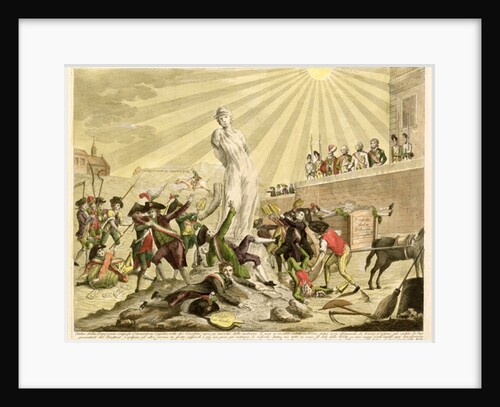The Statue of Democracy, 1799 by Italian School