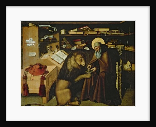 St. Jerome Removing a Thorn from the Lion's Paw, c.1445 by Niccolo Antonio Colantonio