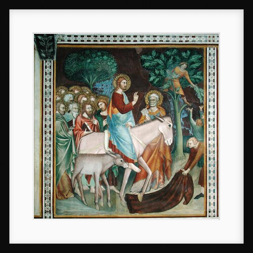 The Entry of Christ into Jerusalem by Barna da Siena