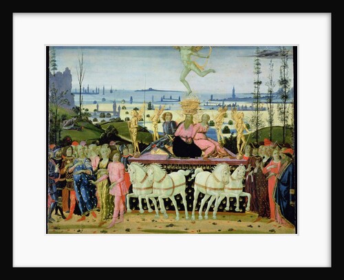 Triumph of Love, inspired by 'Triumphs' by Petrarch by Jacopo del Sellaio